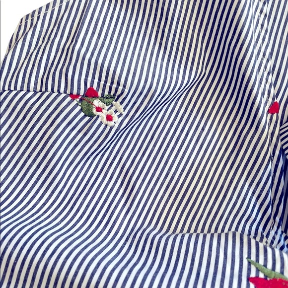 A’ Gaci Striped high Rise pleated pleated skirt and cropped top set size large - Picture 5 of 12